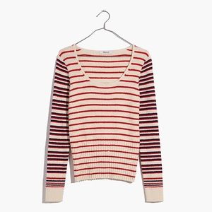 Stillman Pullover Sweater in Stripe Mix